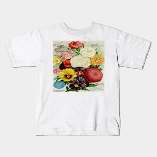 A. W. Livingston's Sons vintage flowers Kids T-Shirt